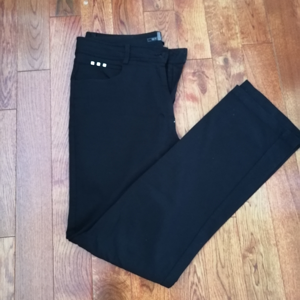 Chic Black Women's Straight Leg Pants